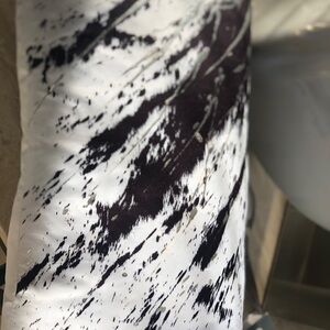 Aviva Stanoff Mod Art Metallic Contemporary Decorative Throw Pillow 12to20 new